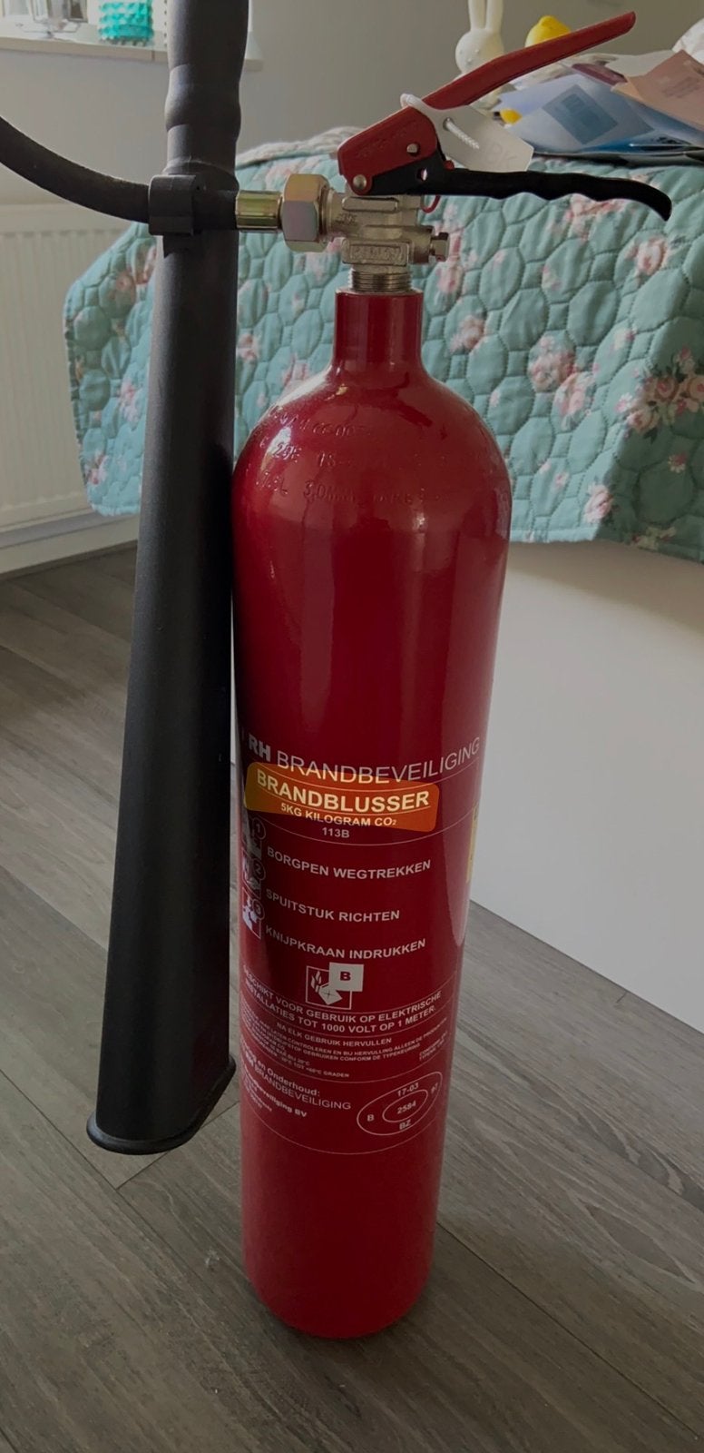 Brandblusser 5kg Co2, Ophalen, Zo goed als nieuw, Brandblusser