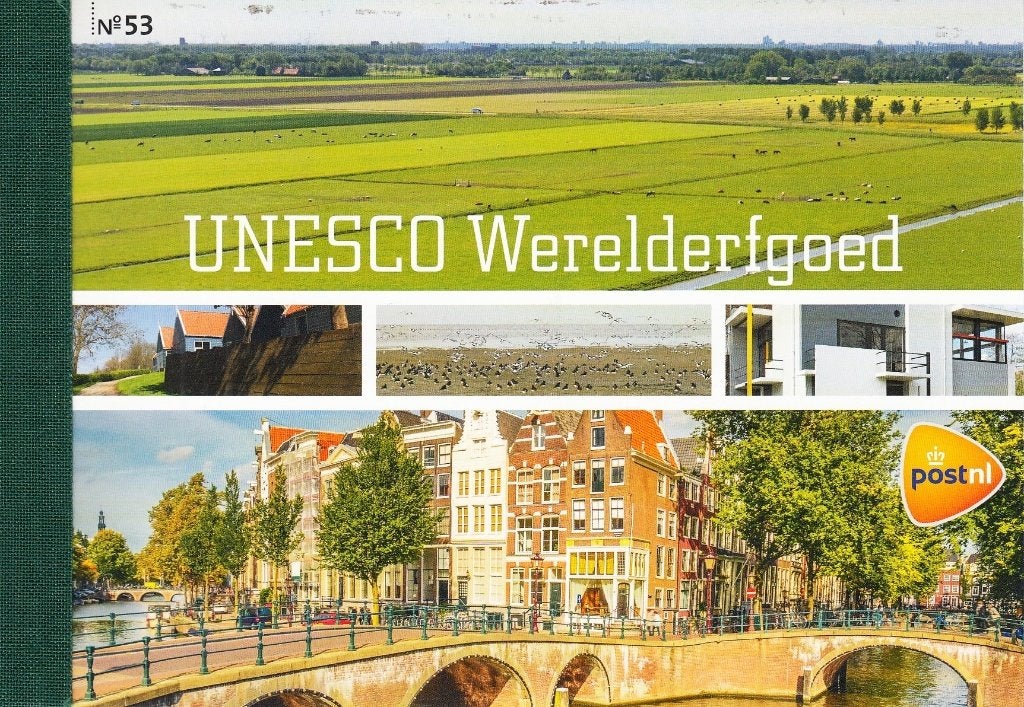 Nederland- 2014- Prestigeboekje 53- UNESCO Werelderfgoed, Postzegels en Munten, Postzegels | Nederland, Verzenden, Na 1940, Postfris