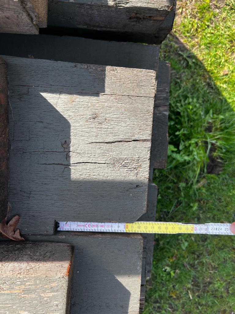 Houten balken, Ophalen, Grenen, Zo goed als nieuw, Balk