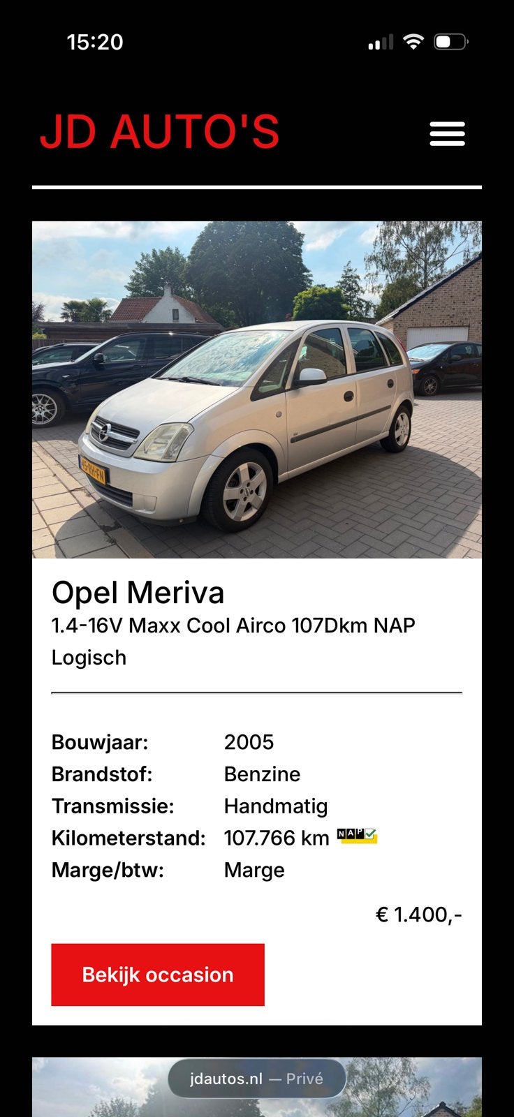 7x inruil autos pakket prijs zie fotos, Particulier, Te koop