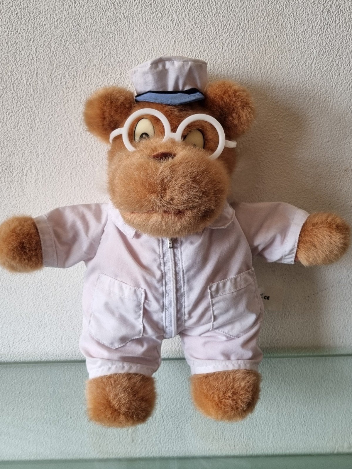 Orig VNT,Jrn'70,Bereboot,BRILBEERPOP/OUTFIT,40cm,Inwst!, Ophalen of Verzenden, Zo goed als nieuw