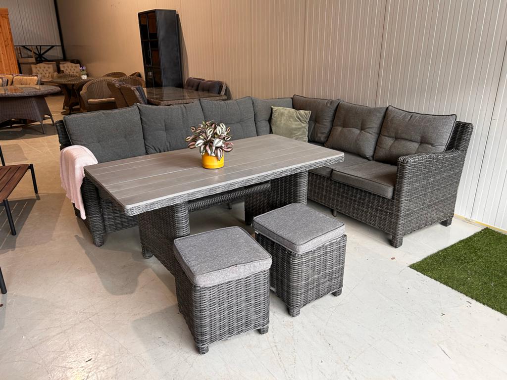 Garden Impressions Dining Loungeset - Zo goed als nieuw, Tuin en Terras, Tuinsets en Loungesets, ., Bank, Meer dan 8 zitplaatsen