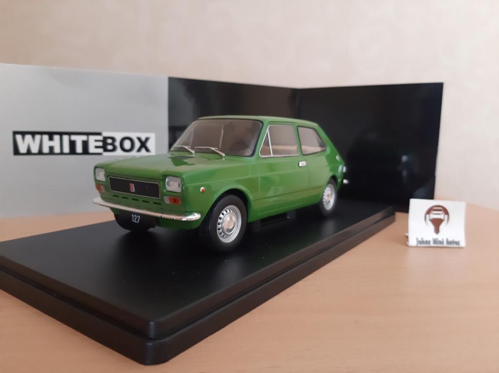 Fiat 127 1971 groen van Whitebox 1:24, Overige merken, Auto, Nieuw, Ophalen of Verzenden