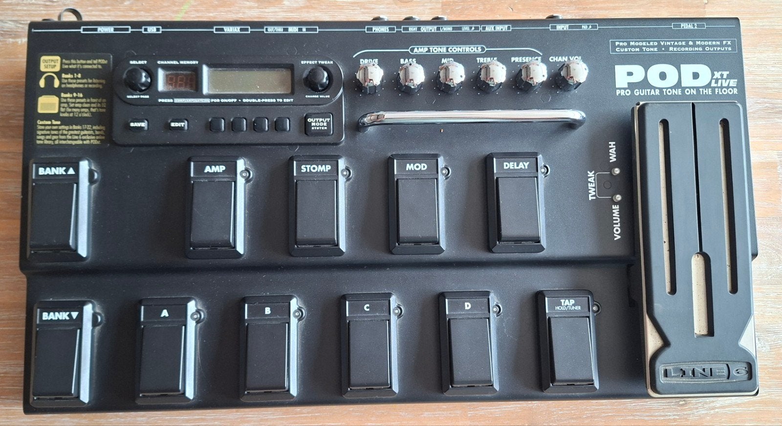 Line 6 POD XT Live met Bass Expansion Pack, Ophalen, Gebruikt, Delay of Echo