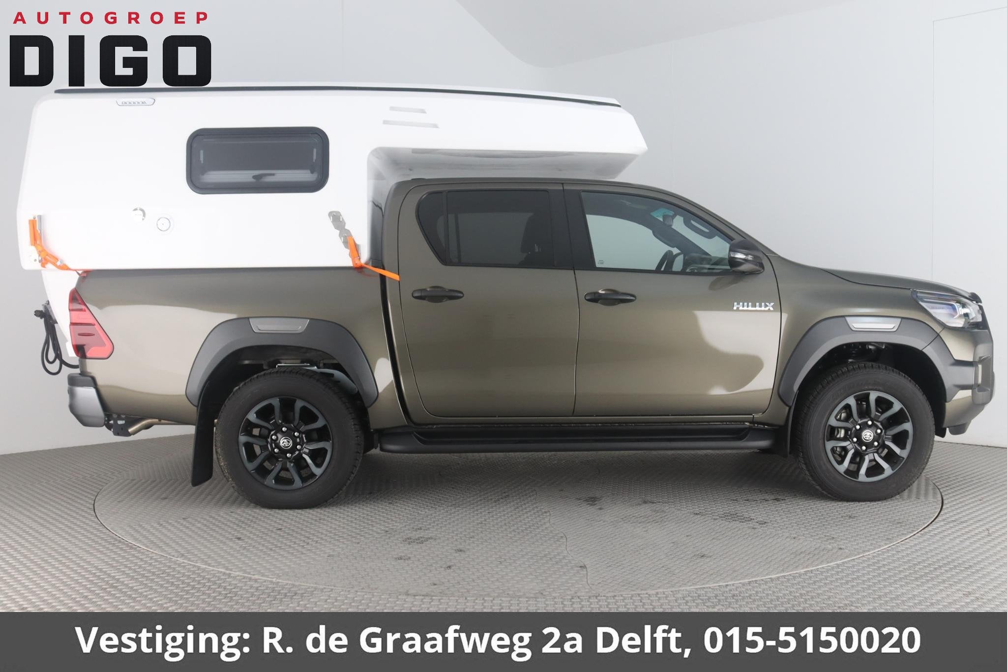 Toyota HiLux CAMPER OPBOUW *NIEUW* (€25.000,- ex.BTW) /, Auto's, Bestelauto's, Automaat, 1 pk, 4 cilinders, Wit