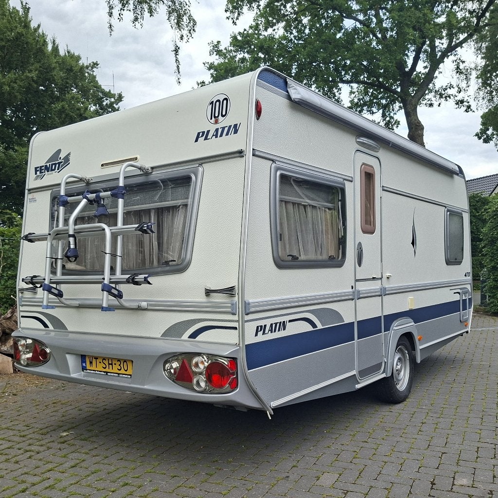 Fendt Platin 470 TB -Fietsendrager-Luifel-Satelliet, Rondzit, Bedrijf, Frans bed, Fendt
