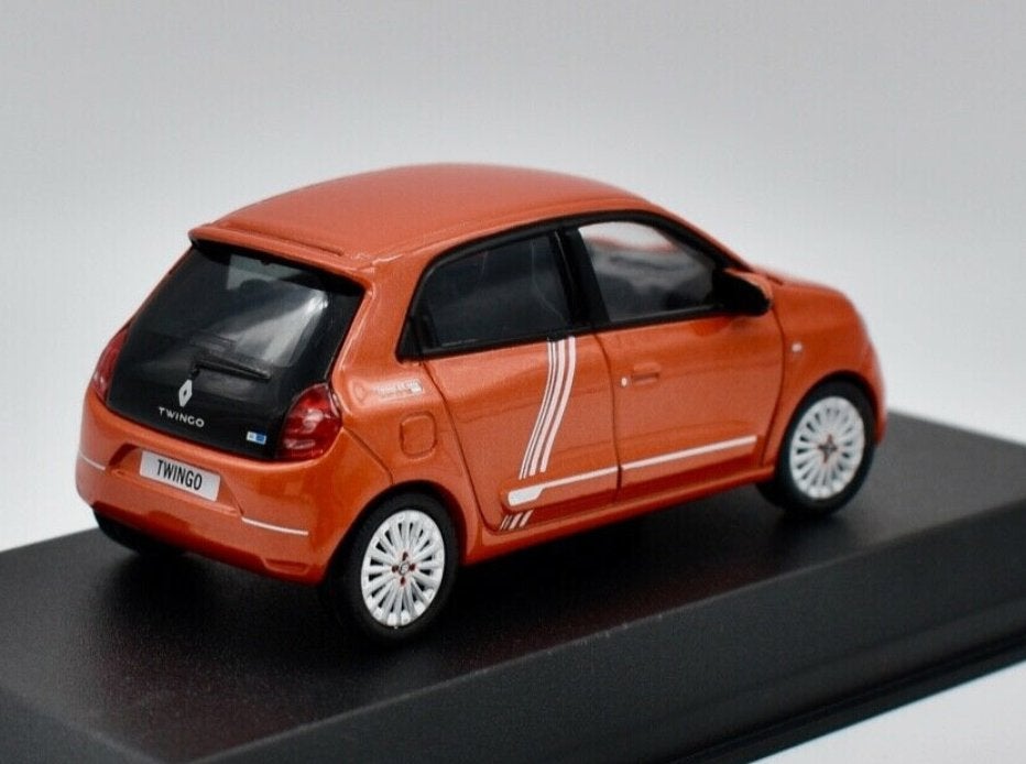 RENAULT TWINGO ELECTRIC VIBES 2021 ORANJE 1/43 NOREV 517420, Verzenden, Nieuw, Auto, Norev