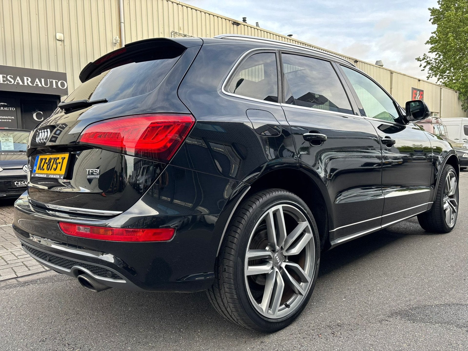 Audi Q5 2.0 TFSI QUATTRO ADRENALIN SPORT AUTOMAAT 8-TRAPS /, Auto's, Dealer onderhouden, Gebruikt, 4 cilinders, Zwart