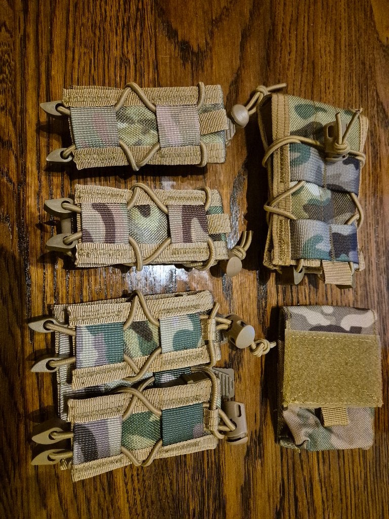 Multicam magazijn foudraaltjes Taco style, Ophalen of Verzenden, Landmacht, Nederland, Overige typen