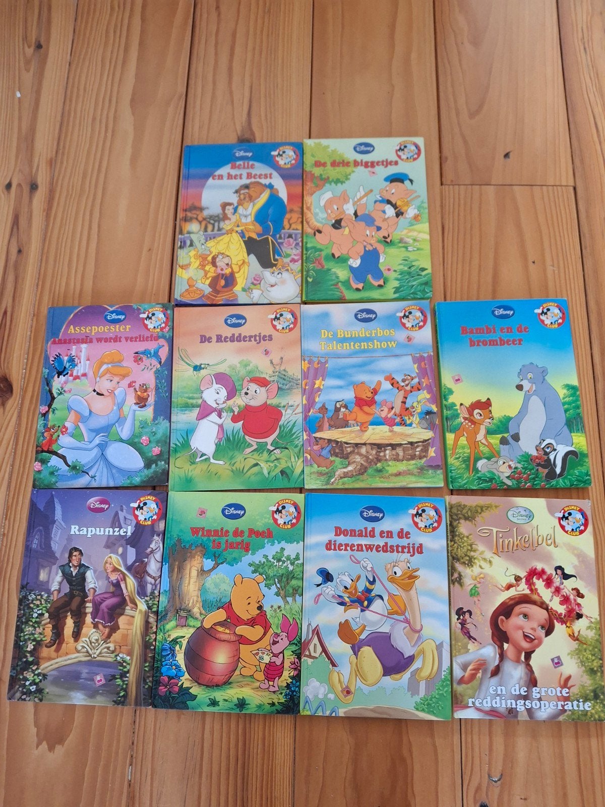 10 disneyclub boekjes zgan, Ophalen of Verzenden, Winnie de Poeh of vrienden, Zo goed als nieuw