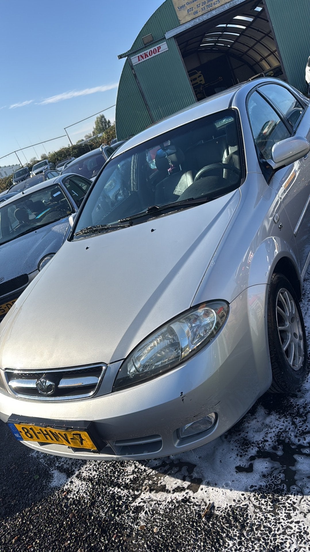 Daewoo Lacetti 1.4-16V Spirit met airco , export handel apk, Auto's, Voorwielaandrijving, Lacetti, Elektrische ramen, 610 kg