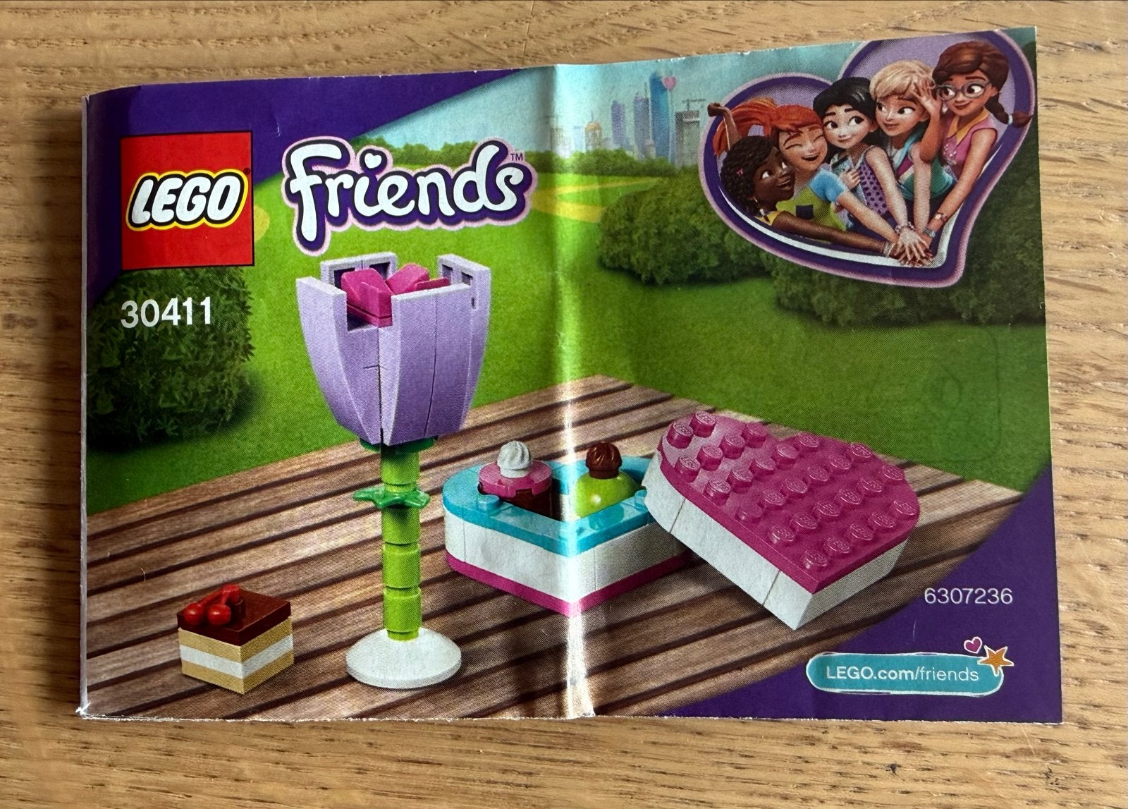 Lego Friends 30411 Bloempot en Hart Doosje Compleet, Kinderen en Baby's, Speelgoed | Duplo en Lego, Lego, Friends, Ophalen of Verzenden