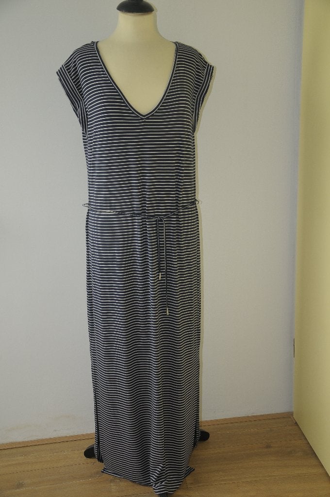 Superleuke lange jurk van Part Two, maat M, Als nieuw!, Maat 38/40 (M), Part Two, Blauw, Ophalen of Verzenden