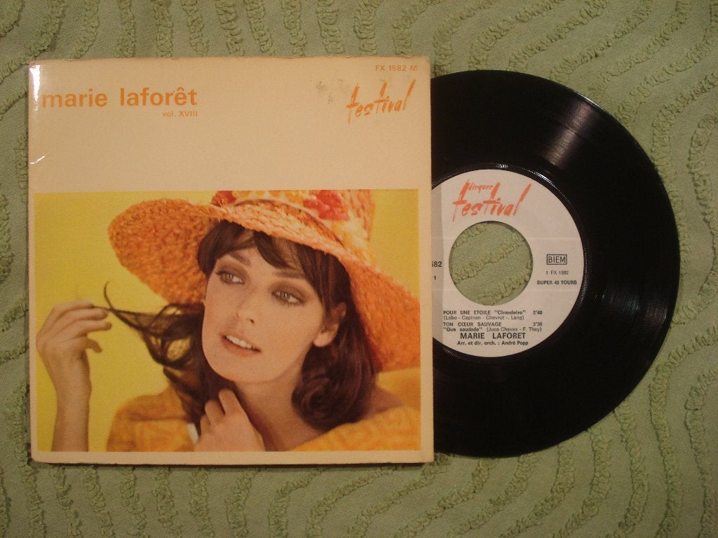 Marie Laforêt 7" Vinyl EP: ‘Pour une etoile’ (Frankrijk), Gebruikt, 7 inch, Ophalen of Verzenden, EP