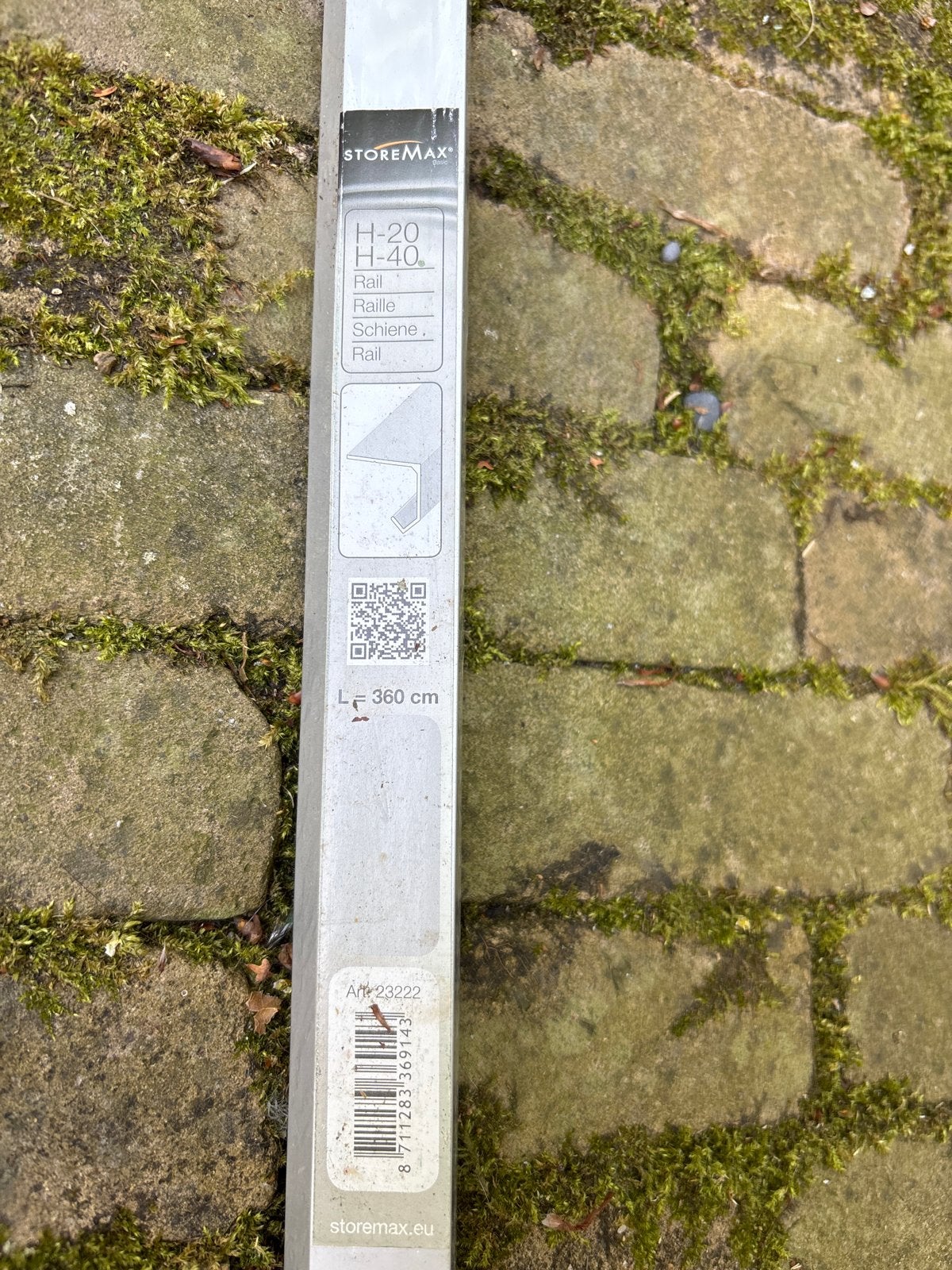 Storemax H-20 H-40 Rail 360 cm, Ophalen, Nieuw, 250 mm of meer, Overige typen