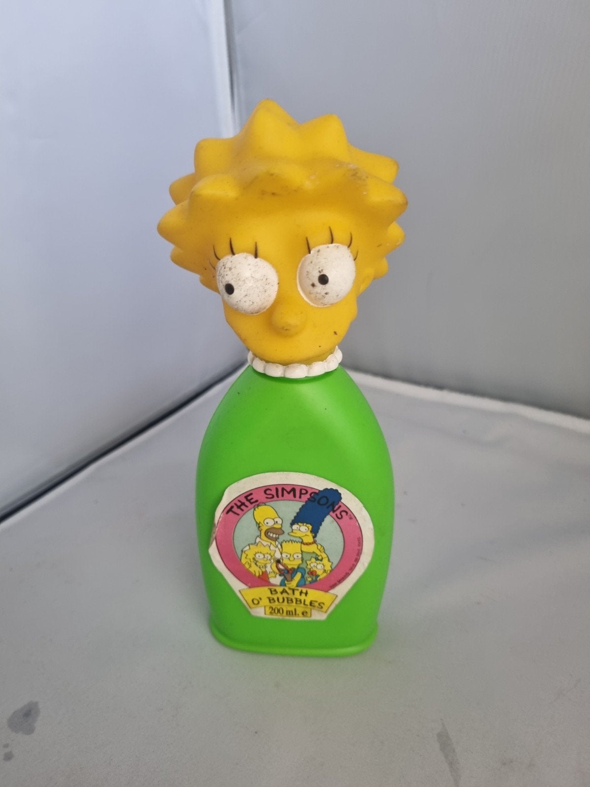 Vintage The Simpsons Lisa shampoo fles jaren '90, Ophalen of Verzenden, Gebruikt
