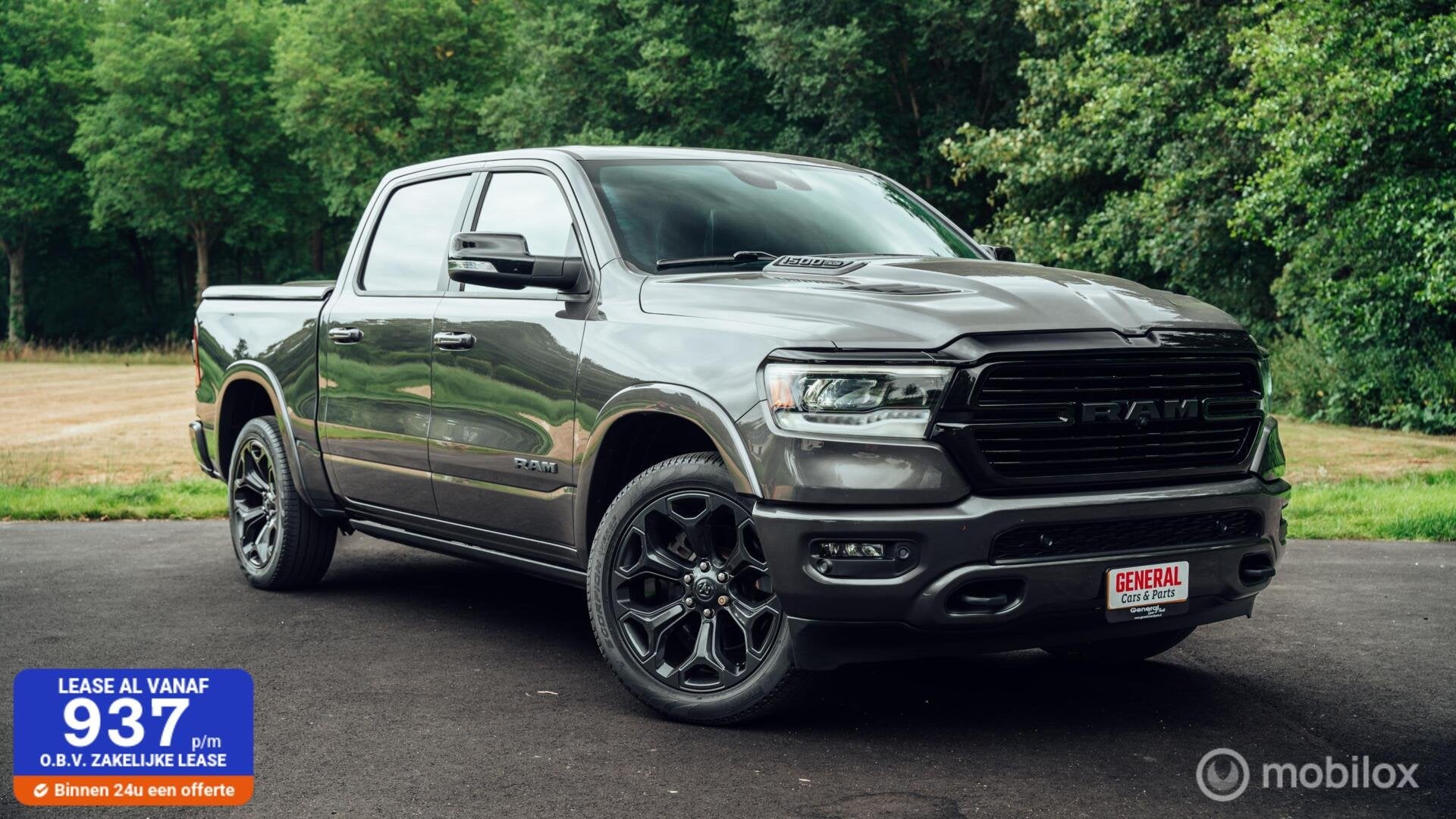 Ram 1500 Laramie Night Crew Cab 4x4, Automaat, Gebruikt, Leder, Vierwielaandrijving