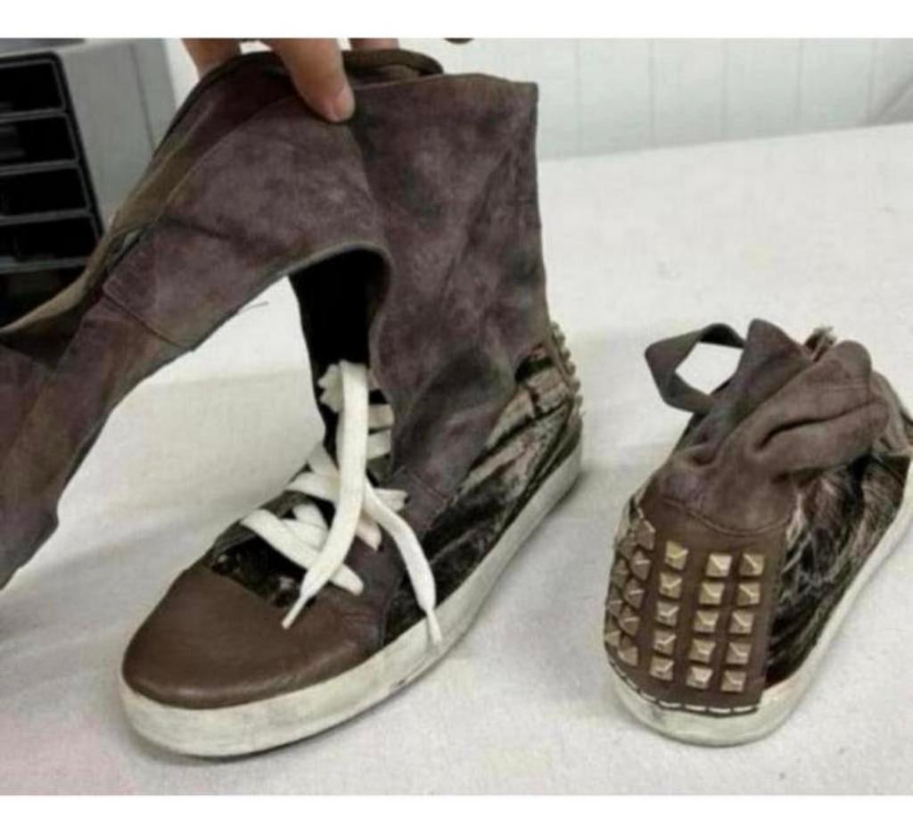 Cinzia Araia Italy - Wrap Around Rabbit Ear dames sneaker 39, Kleding | Dames, Bruin, Ophalen of Verzenden, H, H