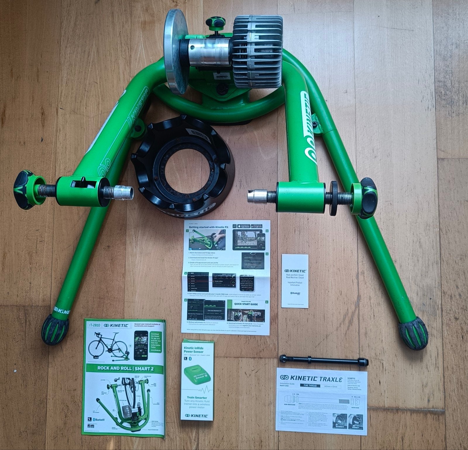 Kinetic Rock and Roll Smart 2 fietstrainer incl assesoires, Ophalen, Gebruikt, Overige typen