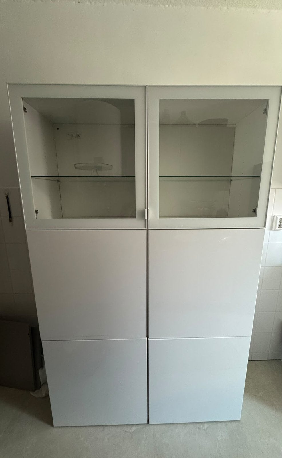Mooie vitrine, Ophalen, 50 tot 100 cm, Zo goed als nieuw, Minder dan 100 cm
