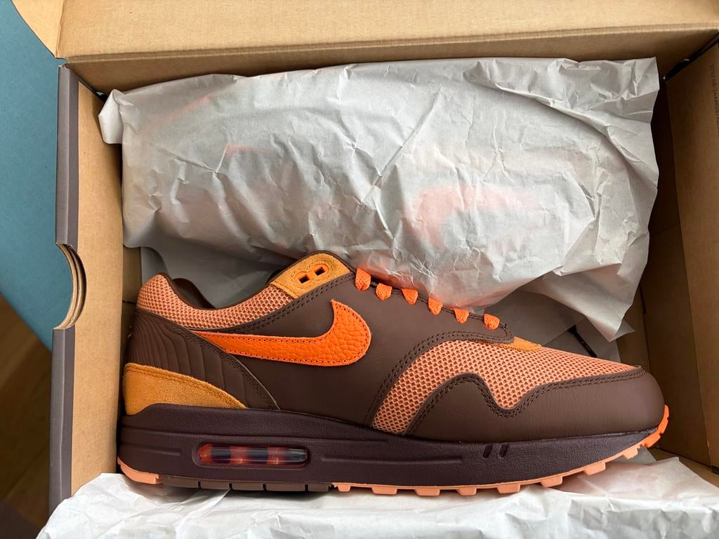 Nike Air Max 1 Kings Day - New boxfresh - Mt 44.5 - US 10,5, Ophalen of Verzenden, Nieuw, Overige kleuren, Sneakers of Gympen