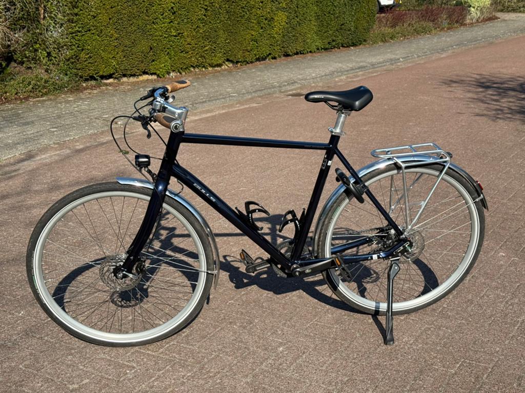 Sportieve Bulls Urban Copenhagen fiets (unieke herenfiets), Fietsen en Brommers, Gebruikt, Versnellingen, 57 tot 61 cm, Schijfrem