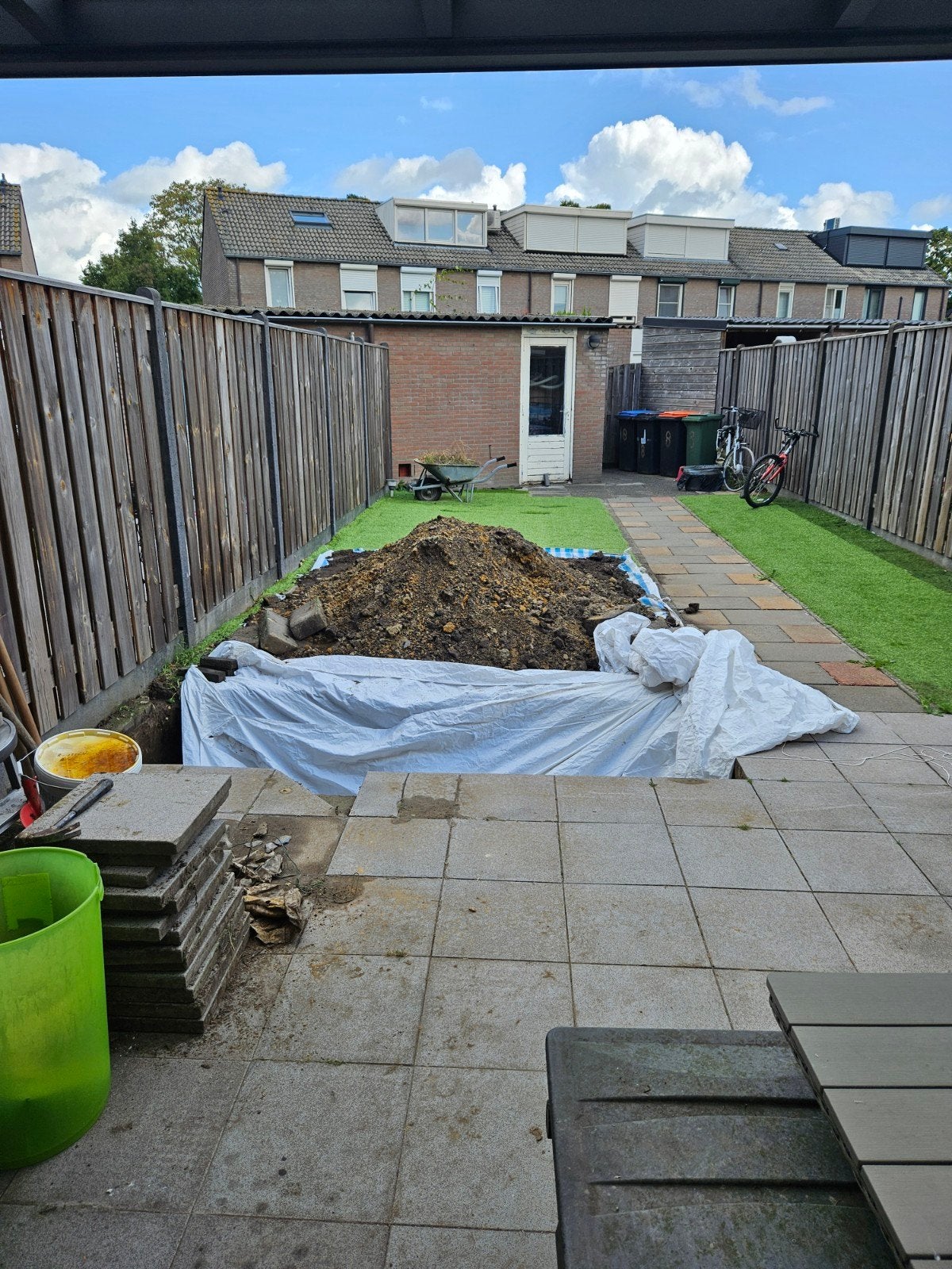 Grote hoeveelheid grond en aarde 1.5 m3, Ophalen, Gebruikt