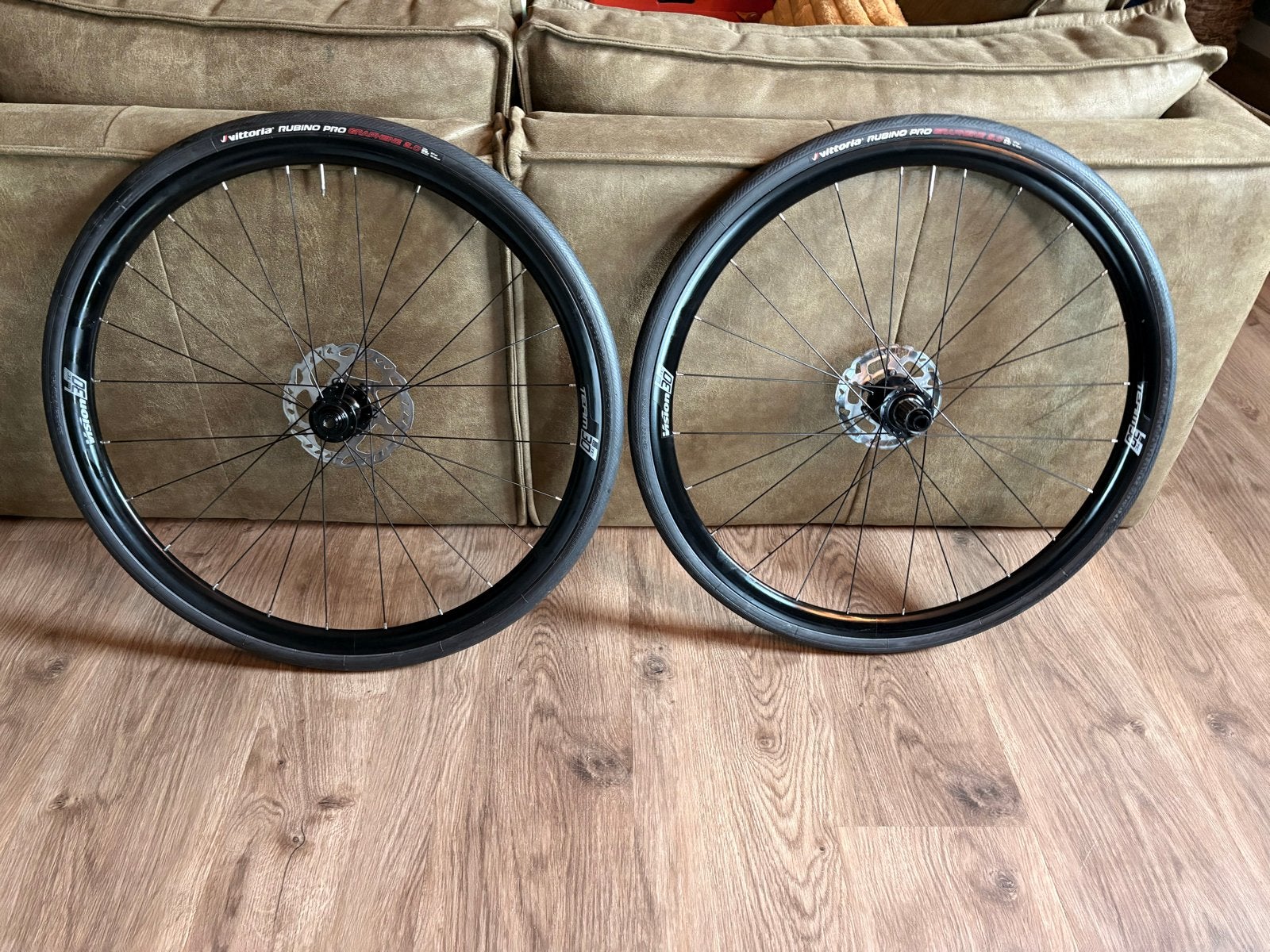 Vision Team 30 TC Disc CL Wielset met Vittoria Rubino Pro ba, Ophalen, Zo goed als nieuw