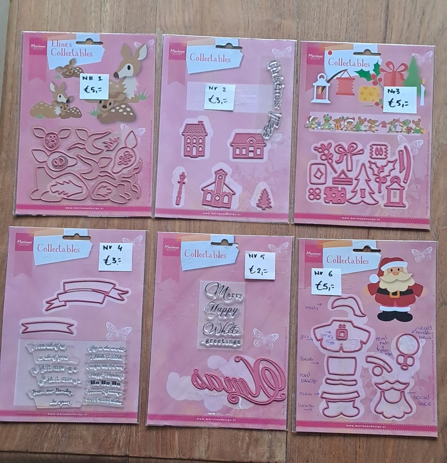 marianne design collectables kerst, Hobby en Vrije tijd, Ophalen of Verzenden, Zo goed als nieuw, Overige thema's, Pons of Mal