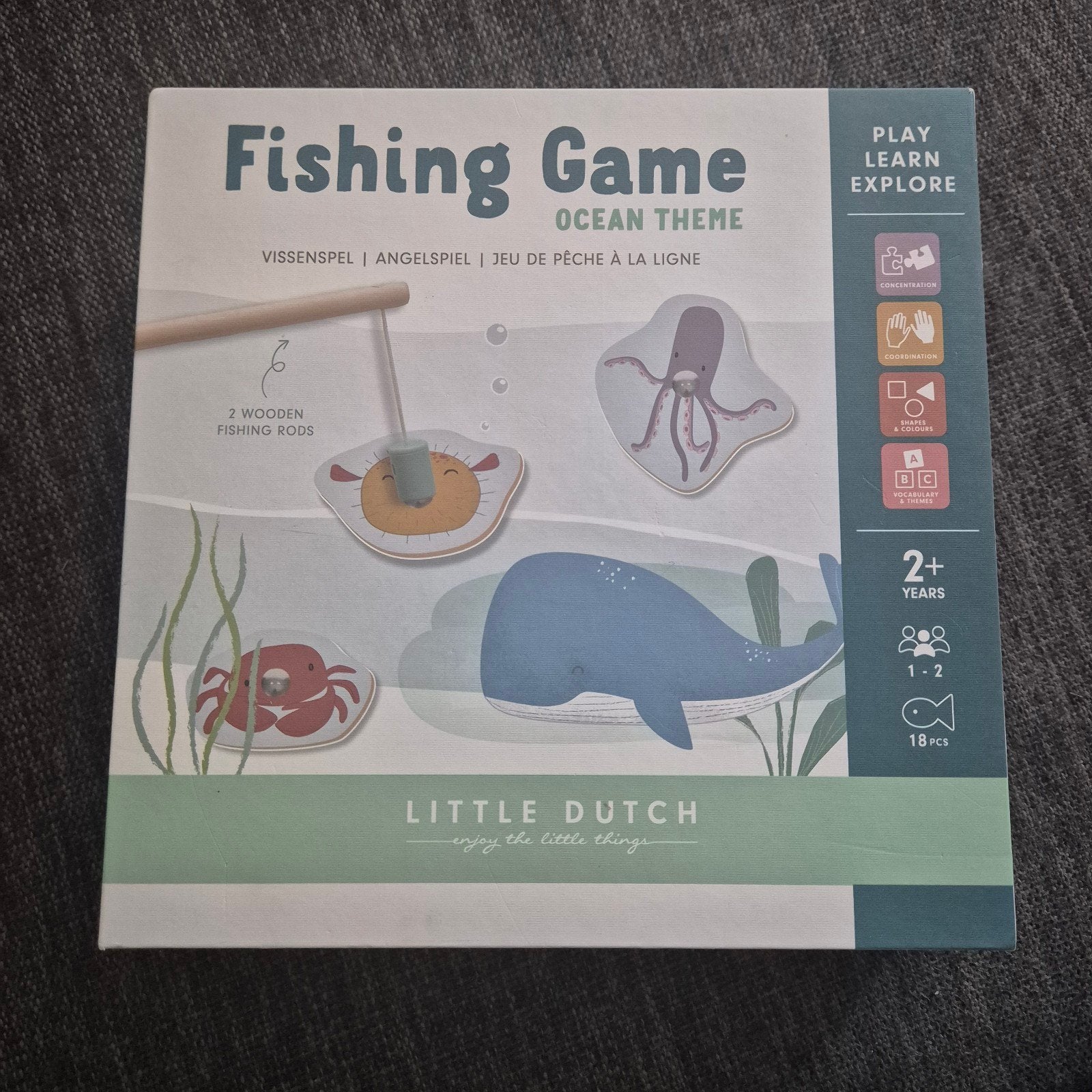 Little Dutch Visserspel - Ocean Theme, Ophalen of Verzenden, Zo goed als nieuw, Jongen of Meisje
