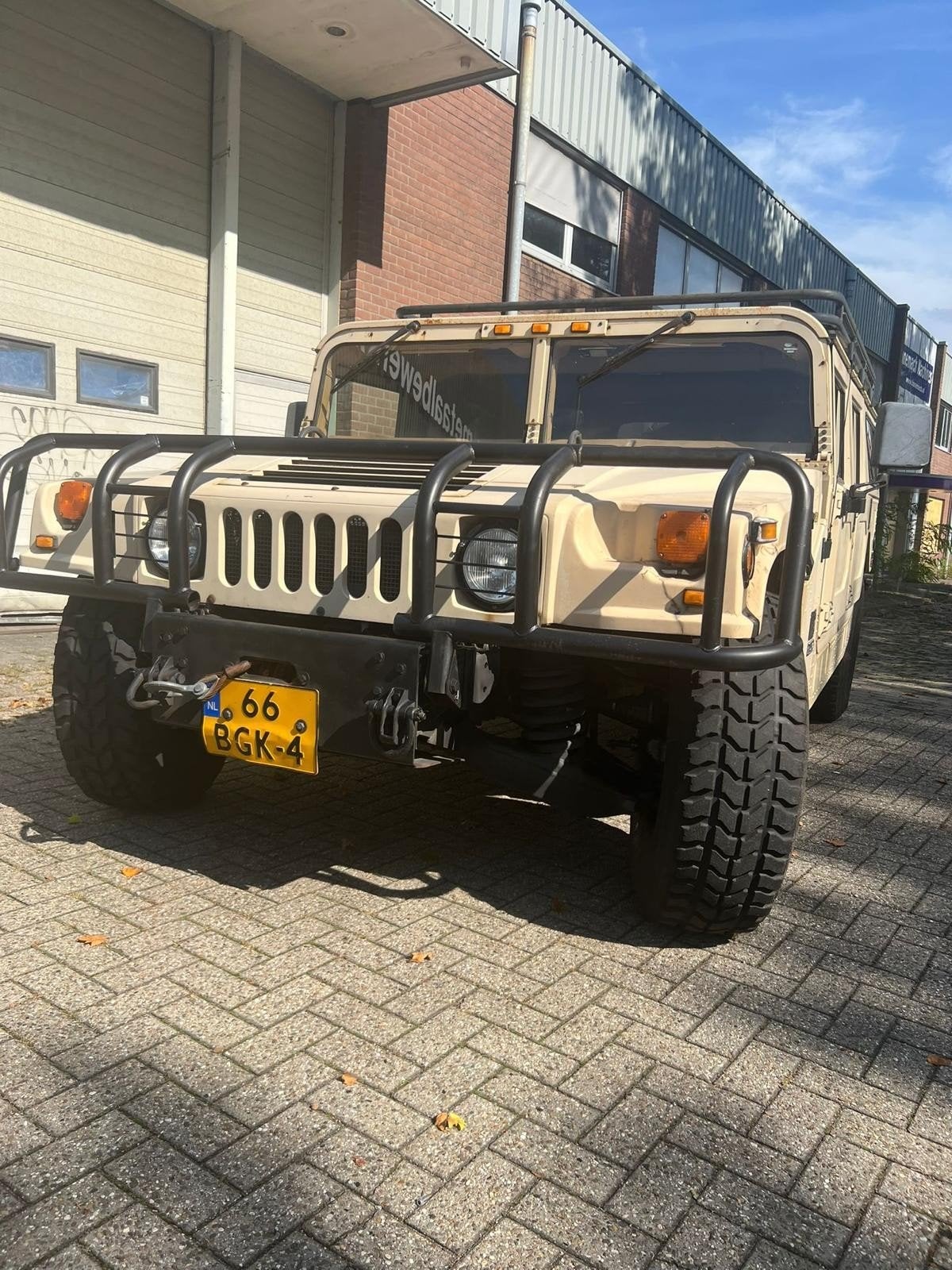 Unieke en indrukwekkende Hummer H1. V8 6,2 liter, Auto's, Bedrijf, Te koop