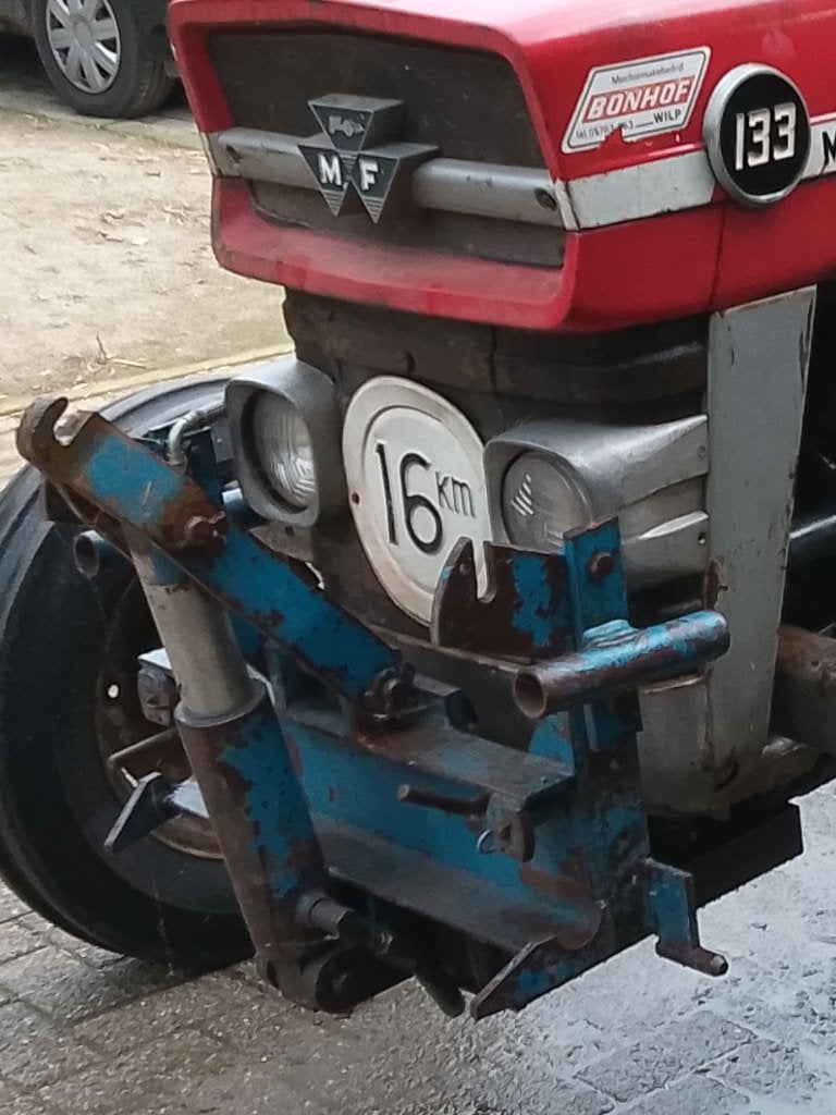 Front hef mf 100 serie, Ophalen, Gebruikt