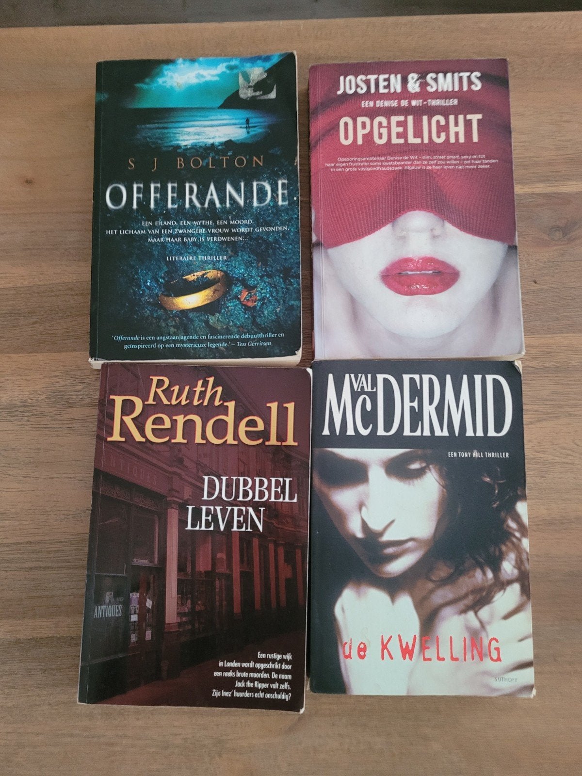 4 thrillers, Ophalen of Verzenden, Gelezen, Ruth Rendell