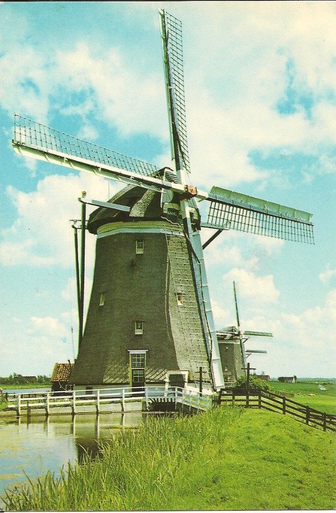 Leidschendam Drie Molens Driemanspolder Ansichtkaart, Verzamelen, Ansichtkaarten | Nederland, Ophalen of Verzenden, 1960 tot 1980