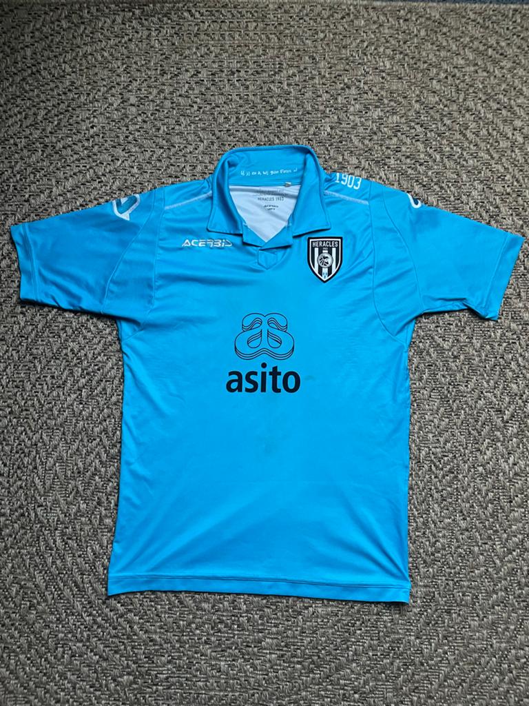 Zeldzaam Heracles Almelo Europa League shirt 2016/17 - Acerb, Maat L, Ophalen of Verzenden, Gebruikt, Shirt