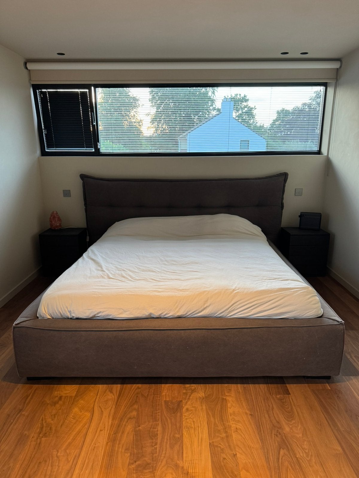 Auping spiraal bed met auping matrassen en ombouw, Huis en Inrichting, Ophalen, Tweepersoons, Zo goed als nieuw, 180 cm