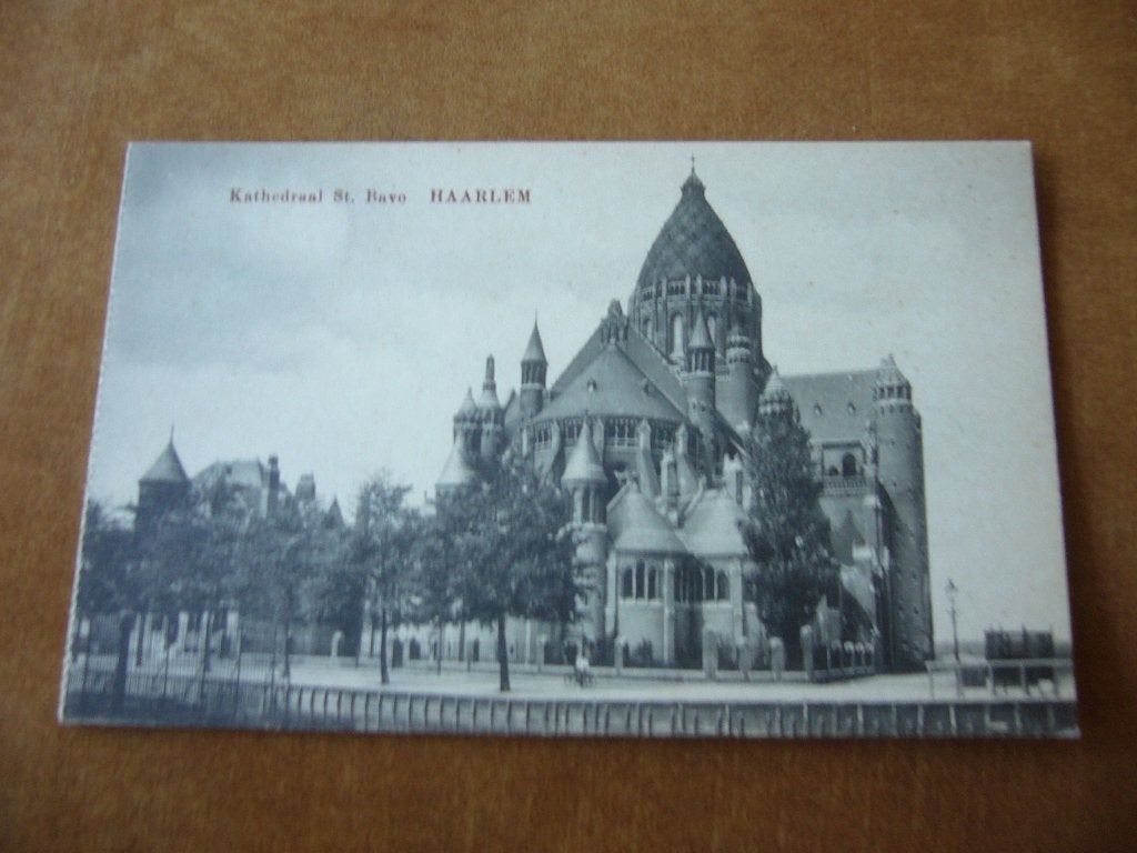 HAARLEM  =  KATHEDRAAL  ST. BAVO   BRIEFKAART, Verzenden, Voor 1920, Ongelopen, Noord-Holland