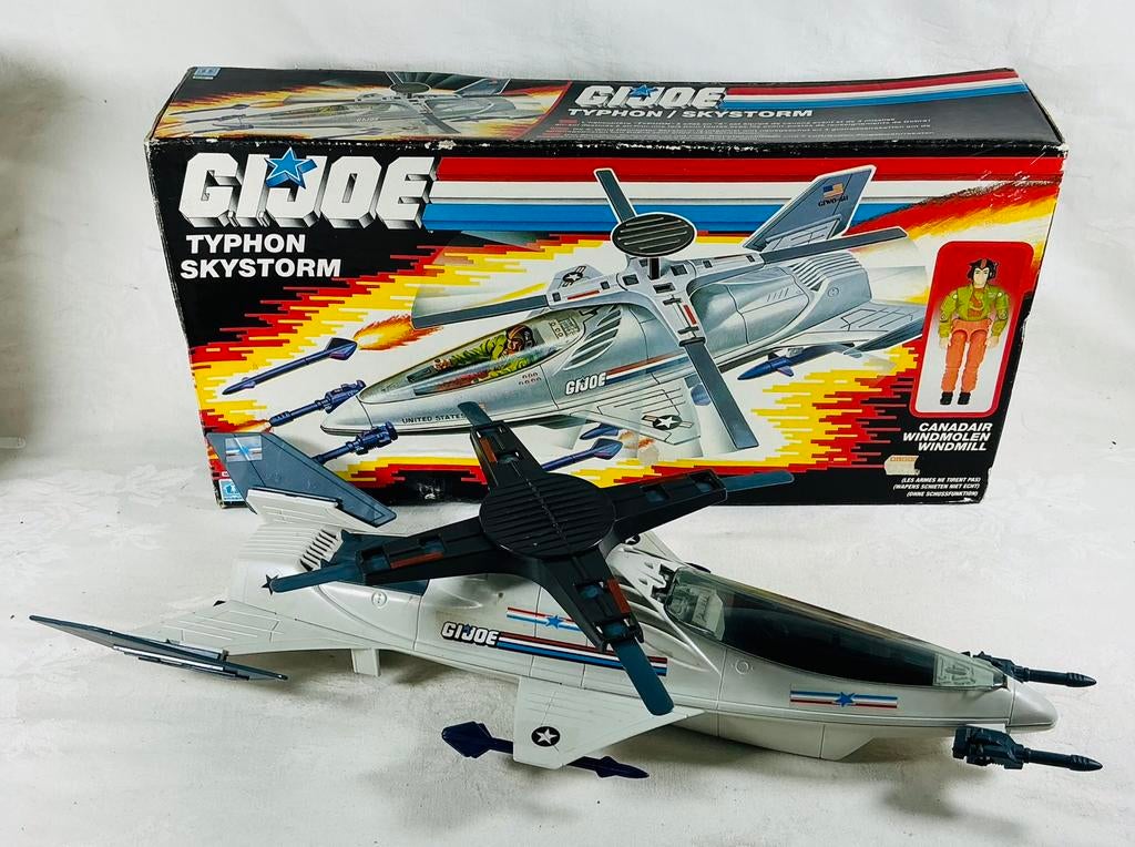 GI JOE Typhon skystorm helicopter Pawtucket 1988 Hasbro, Ophalen of Verzenden, Gebruikt