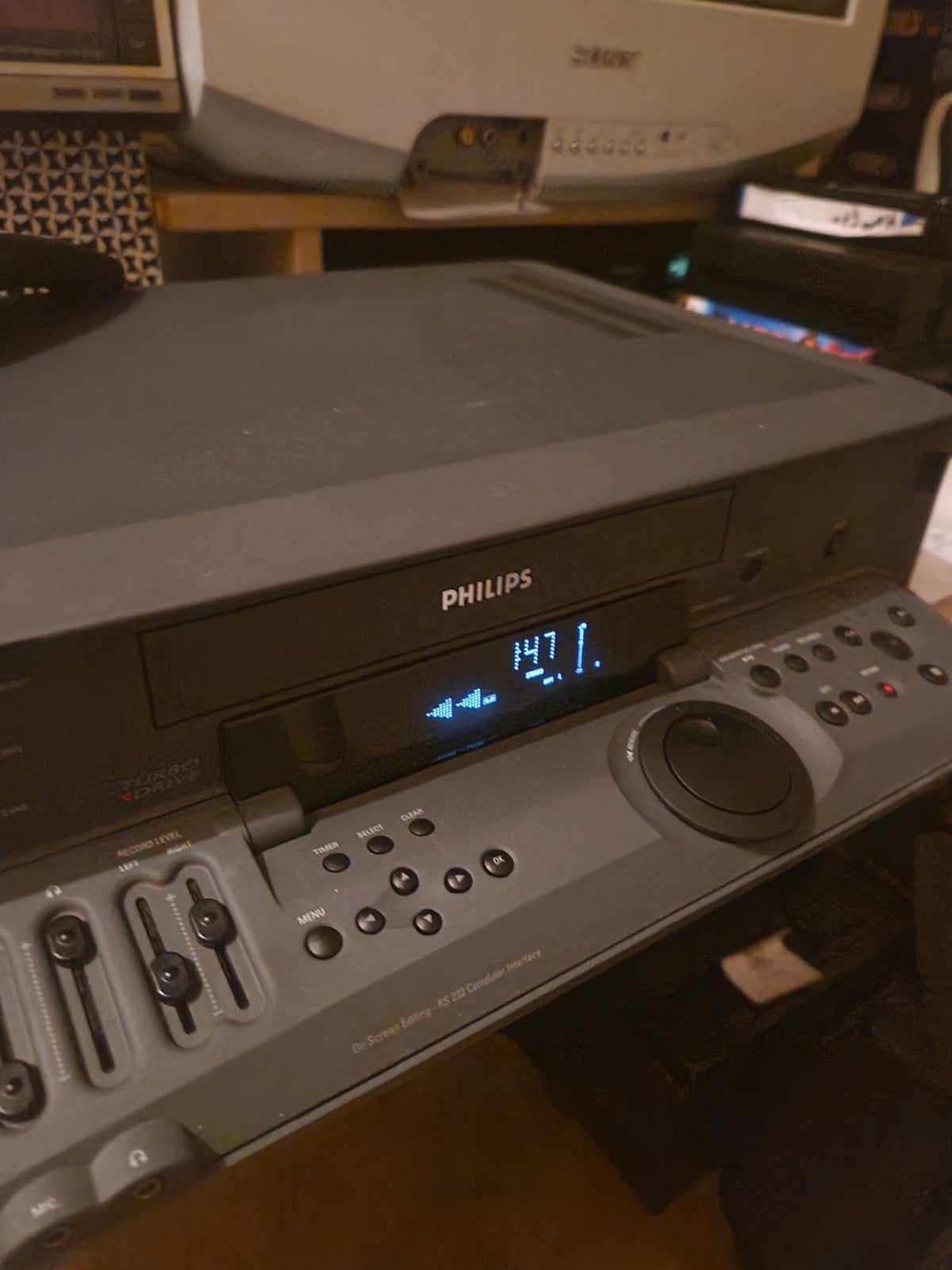 Philips VR969/02 S-VHS Videorecorder Match Line, Ophalen of Verzenden, Zo goed als nieuw, VHS-speler of -recorder