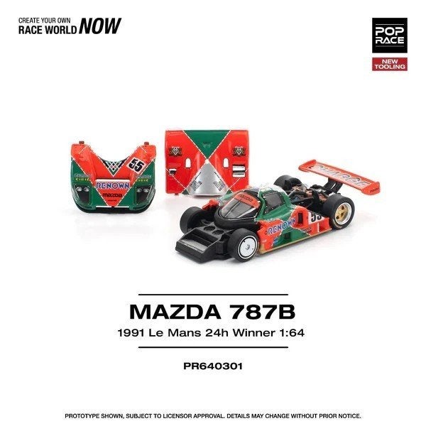 Mazda 787B #55 1:64 Pop Race Pop173, Verzenden, Nieuw, Auto