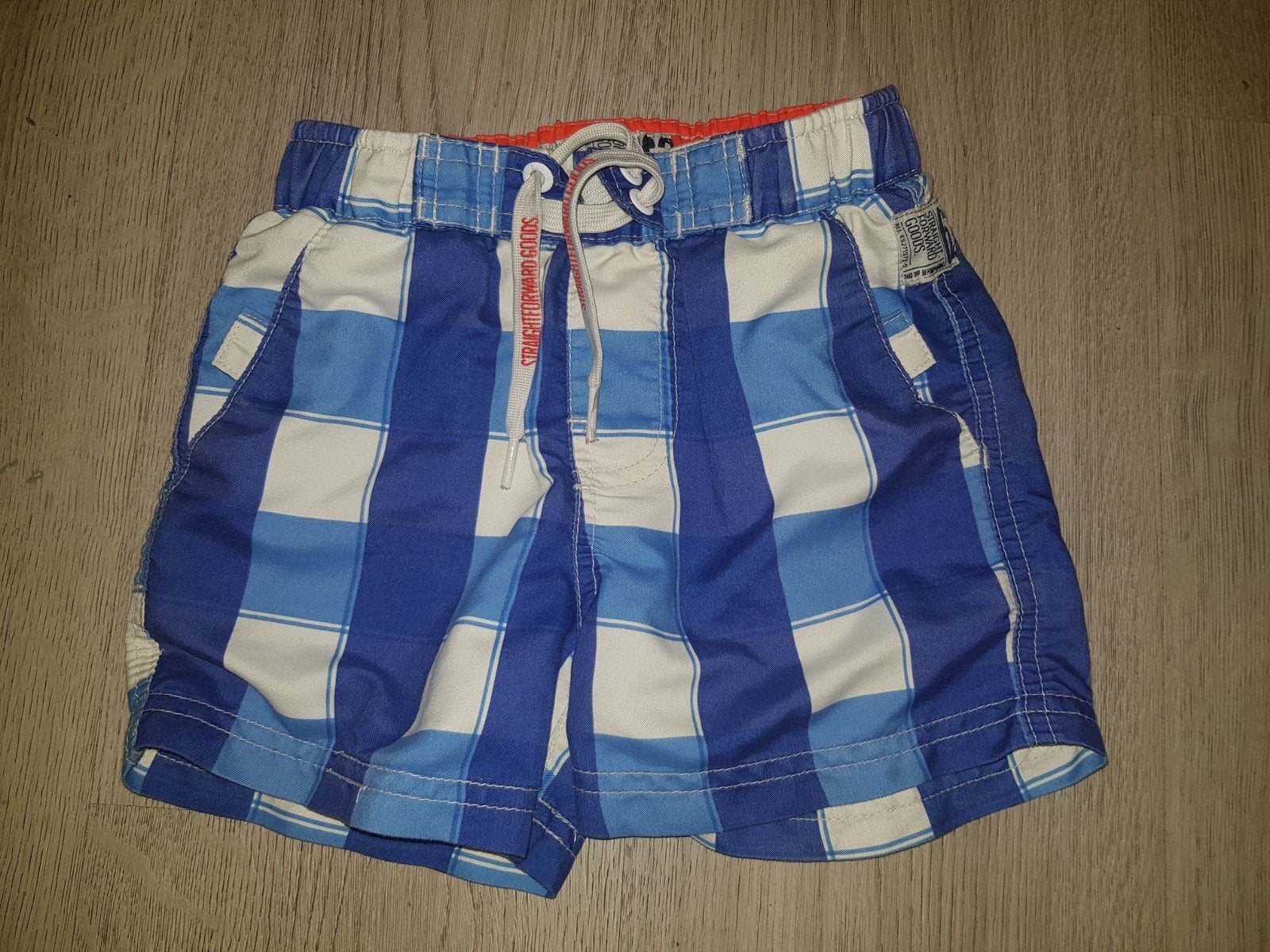 Blauwe geruite zwemshort - WE zara 92 98 🌊, Kinderen en Baby's, Kinderkleding | Maat 92, WE, Ophalen of Verzenden, Jongen, Nieuw