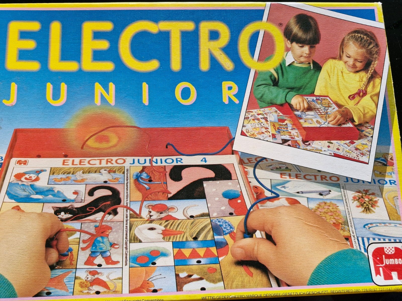 Vintige Jumbo Electro Junior - Educatief Spel voor Kinderen, Ophalen, Gebruikt, Elektronica, Met licht