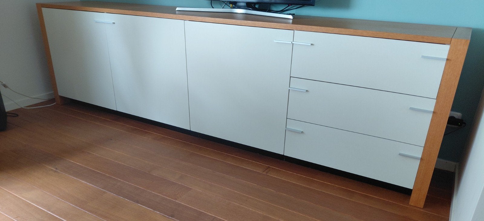 Pastoe dressoir L serie - eiken ombouw met lades/deuren, Ophalen, Gebruikt, Met deur(en), Eikenhout