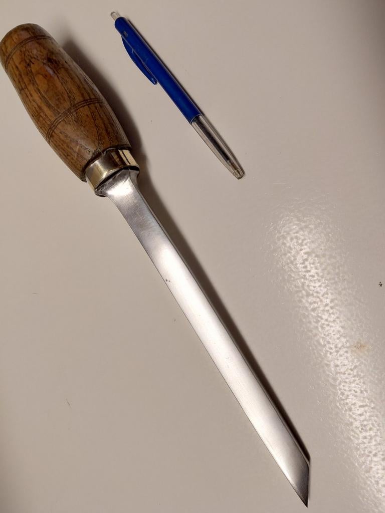 Mooie grote schietbeitel, beitel  9mm, Antiek en Kunst, Ophalen of Verzenden