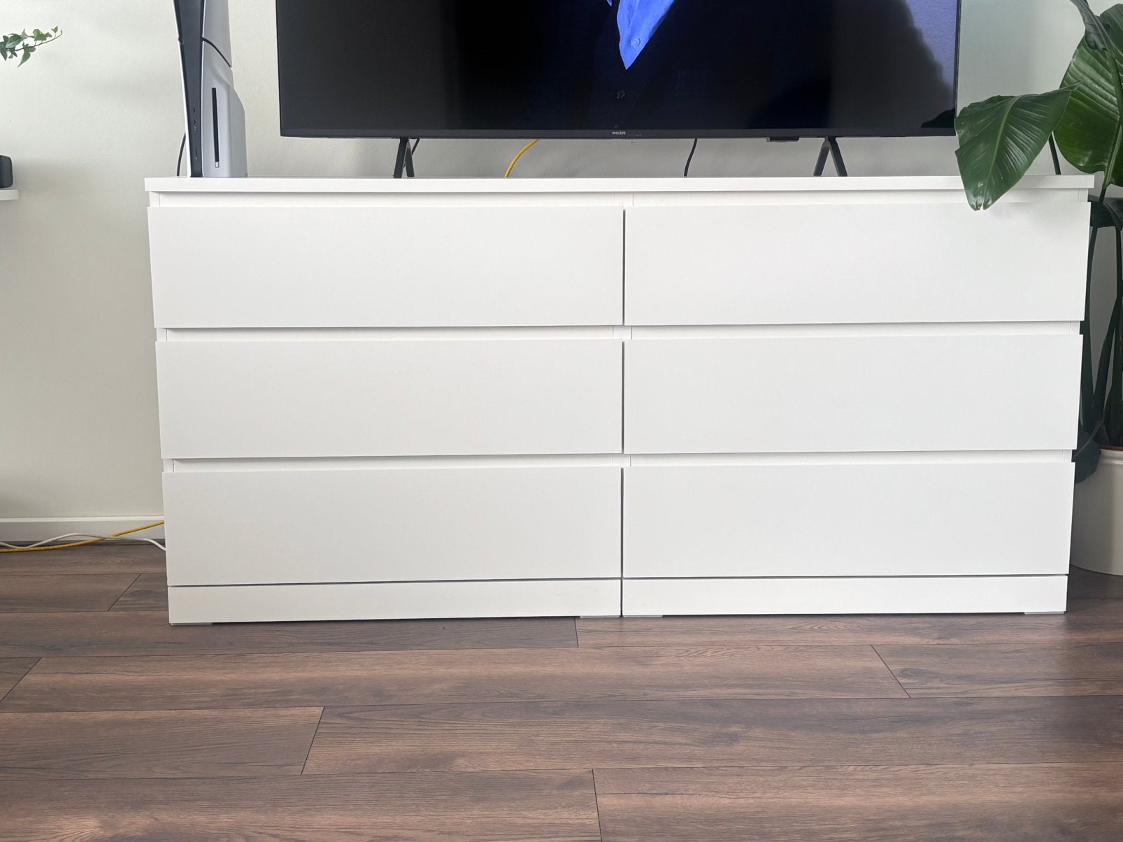 Ikea Malm lade kast 6 lades, Ophalen, 150 tot 200 cm, Zo goed als nieuw, Met lade(s)