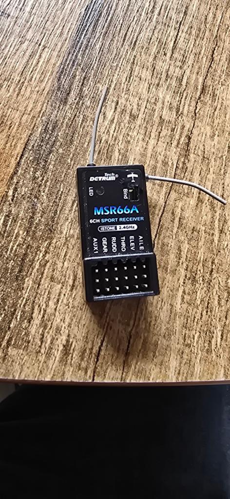 Detrum MSR66A 6CH Sport Ontvanger 2.4GHz, Ophalen of Verzenden, 1:72 tot 1:144, Overige merken