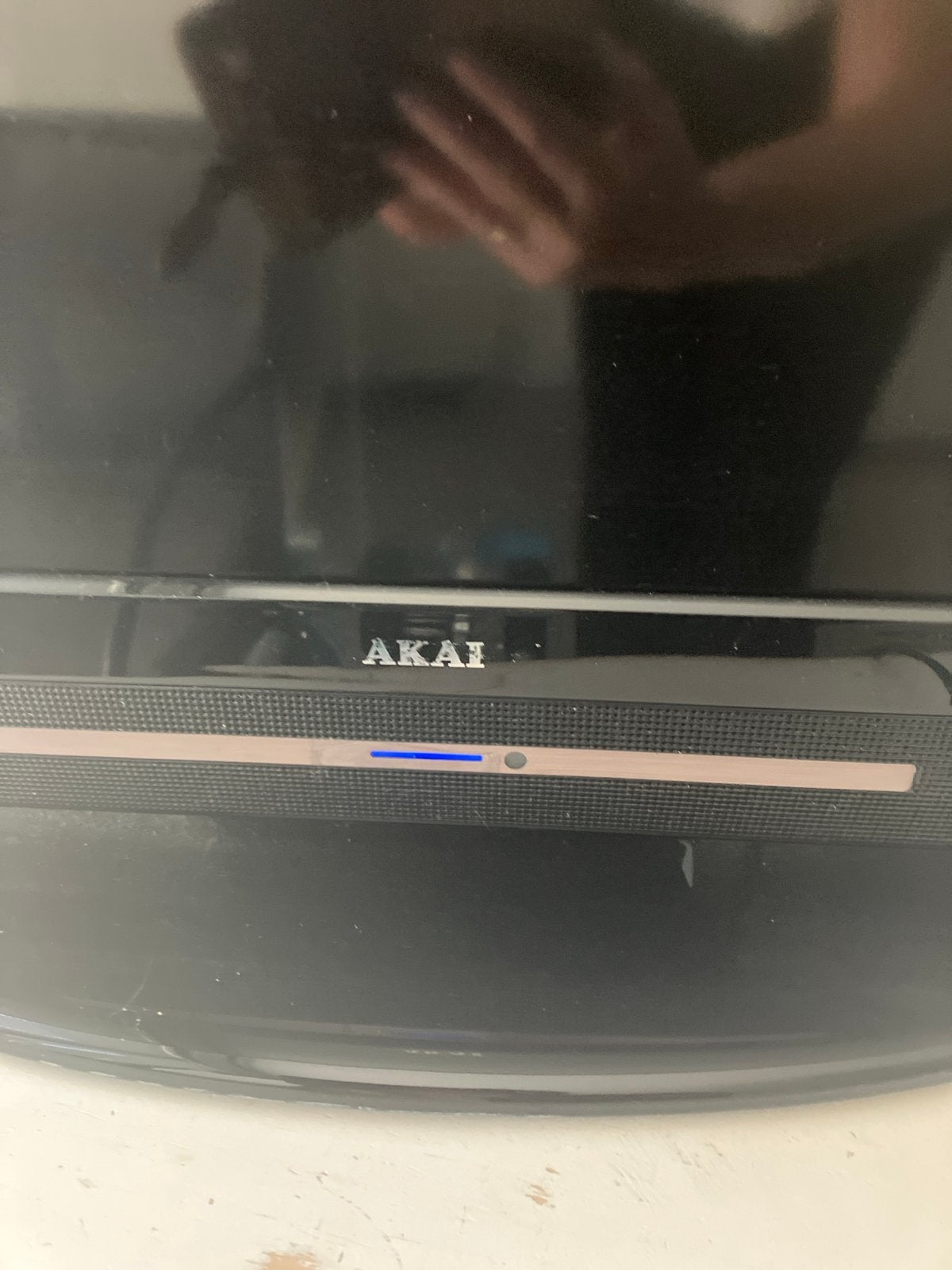 Akai 32 inch TV - Zwart, Gebruikt, 50 Hz, 80 tot 100 cm, Ophalen