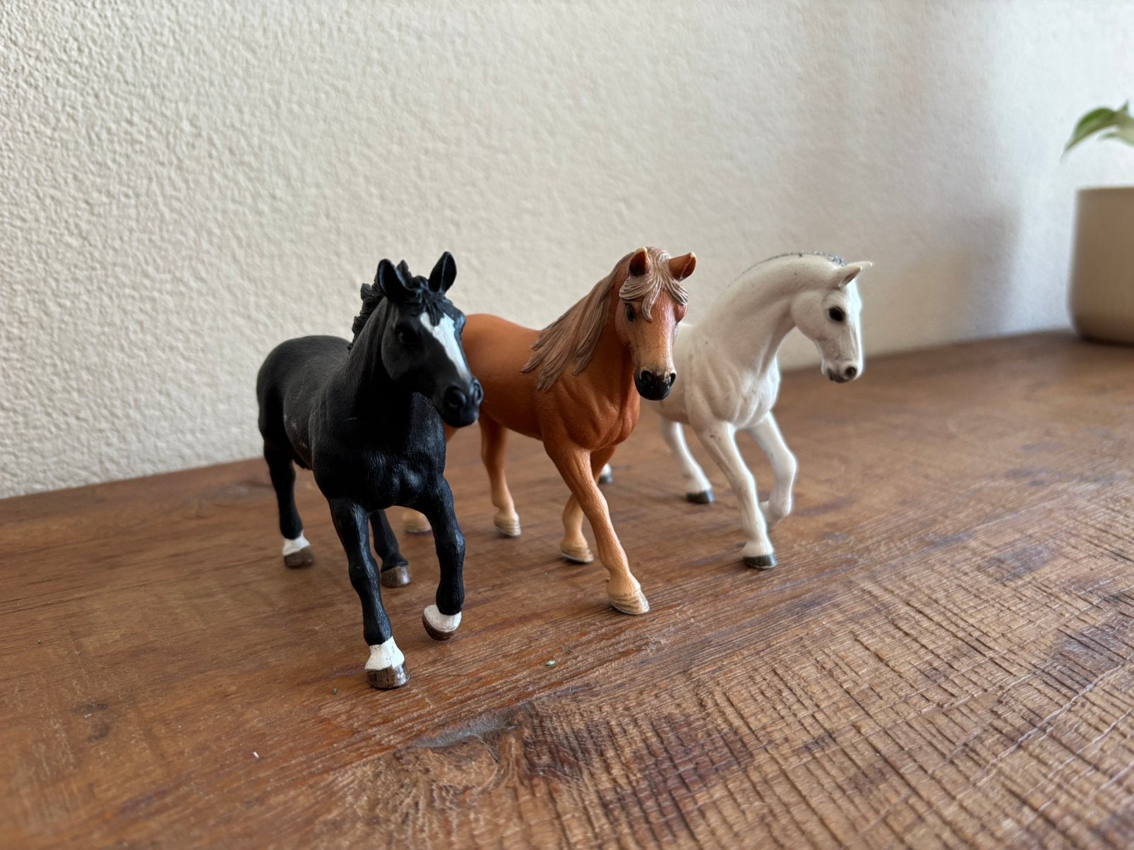 Schleich paardenset D – 3 paarden, Ophalen of Verzenden, Gebruikt