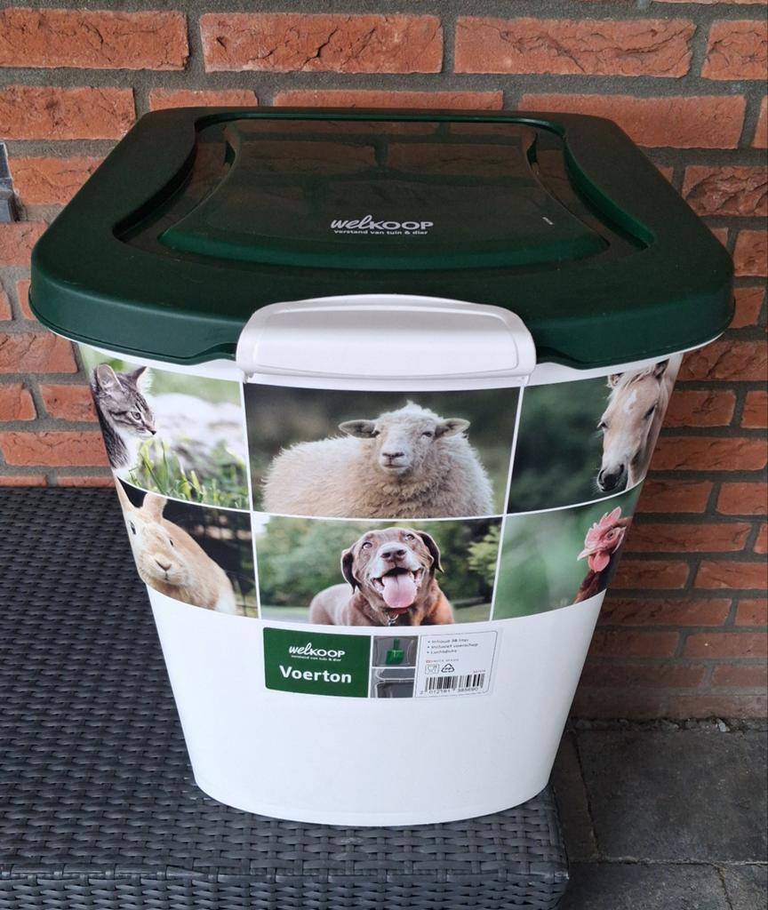 ZGAN Welkoop voerton 38 liter., Dieren en Toebehoren, Dierenvoeding, Ophalen of Verzenden, Hond