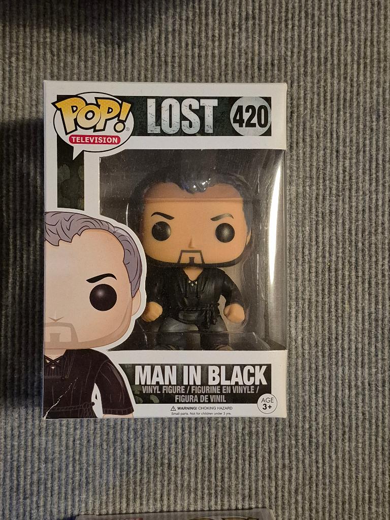 Lost, Man in black funko pop, Ophalen of Verzenden, Zo goed als nieuw